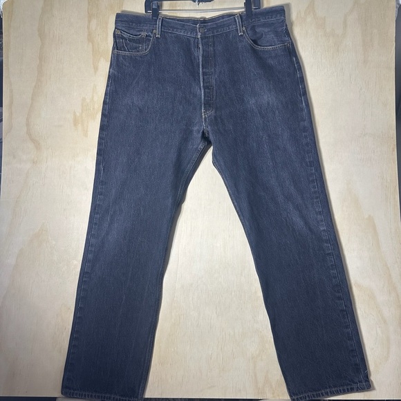Levis 501XX Black Jeans Men’s 40X32 - Picture 1 of 8